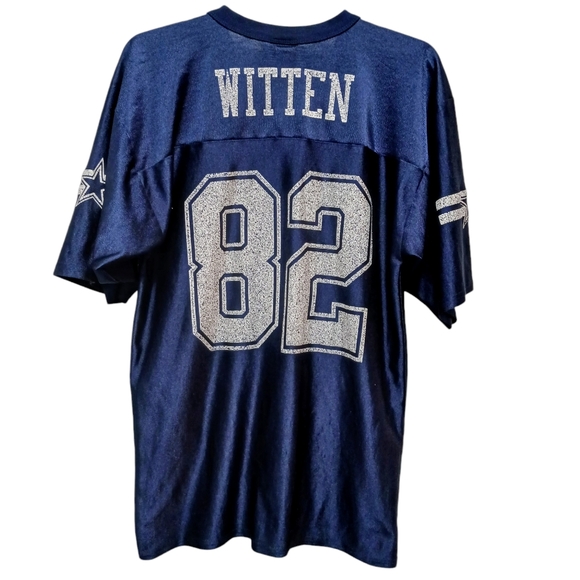 Dallas Cowboys Size M Blue & White #82 Jason Witten NFL Team Apparel Jersey - Picture 6 of 11